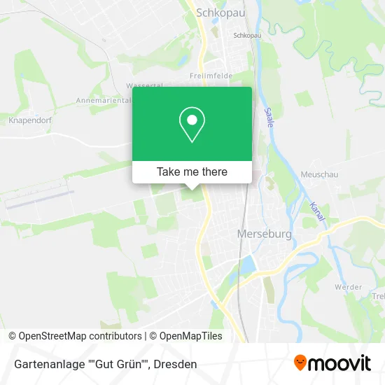 Карта Gartenanlage ""Gut Grün""