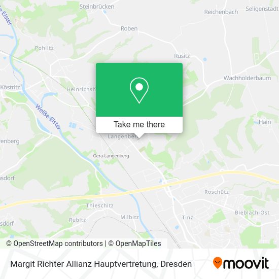 Карта Margit Richter Allianz Hauptvertretung