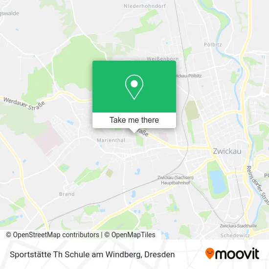 Карта Sportstätte Th Schule am Windberg