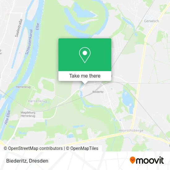 Карта Biederitz