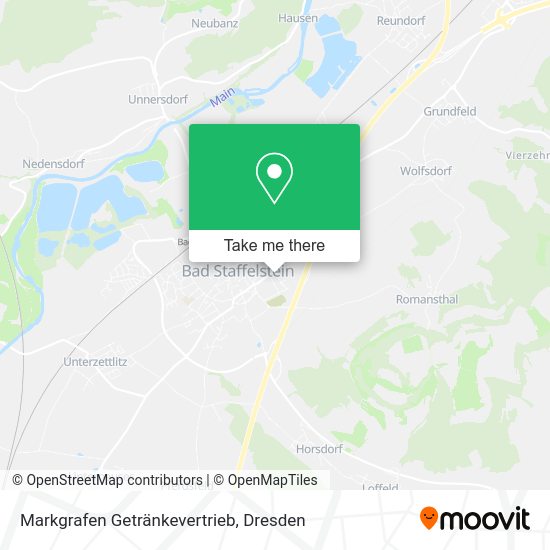 Карта Markgrafen Getränkevertrieb