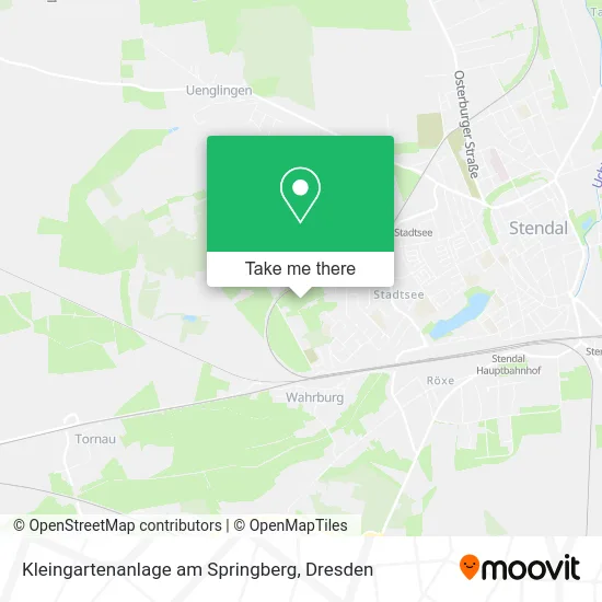 Карта Kleingartenanlage am Springberg