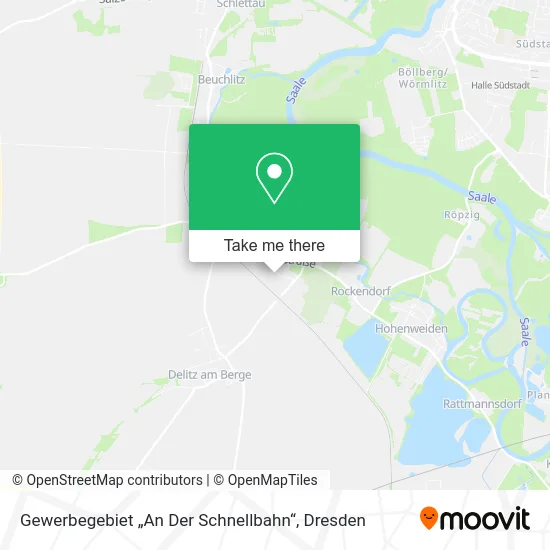 Карта Gewerbegebiet „An Der Schnellbahn“