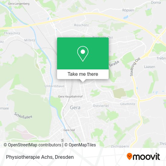 Карта Physiotherapie Achs