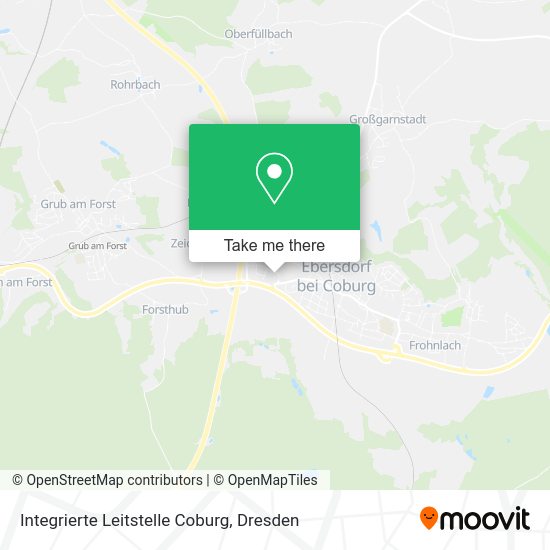 Карта Integrierte Leitstelle Coburg