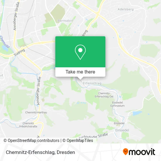 Карта Chemnitz-Erfenschlag