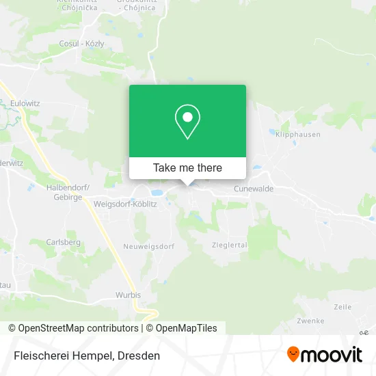 Карта Fleischerei Hempel