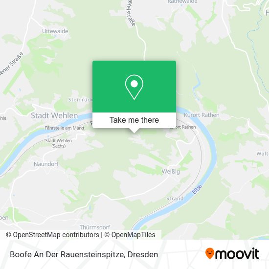Карта Boofe An Der Rauensteinspitze