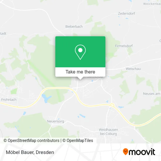 Карта Möbel Bauer