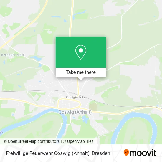 Карта Freiwillige Feuerwehr Coswig (Anhalt)