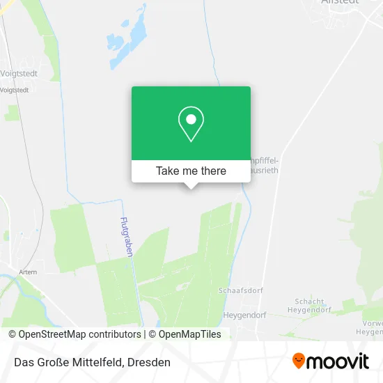 Карта Das Große Mittelfeld