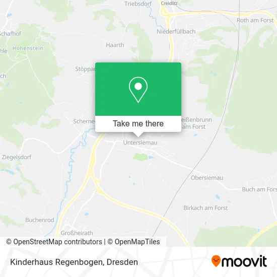Карта Kinderhaus Regenbogen