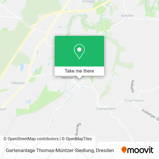 Карта Gartenanlage Thomas-Müntzer-Siedlung