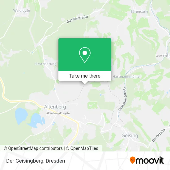 Карта Der Geisingberg