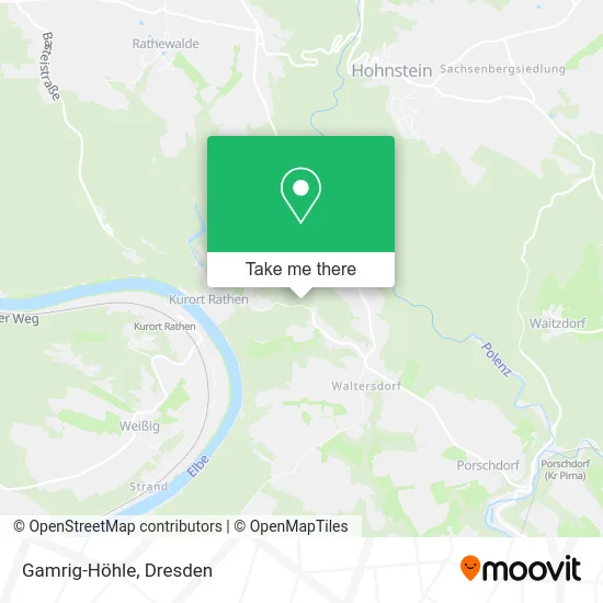 Карта Gamrig-Höhle