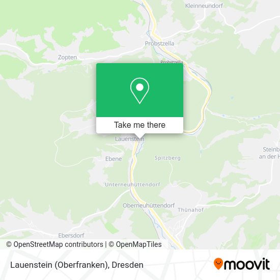 Карта Lauenstein (Oberfranken)