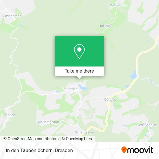Карта In den Taubenlöchern
