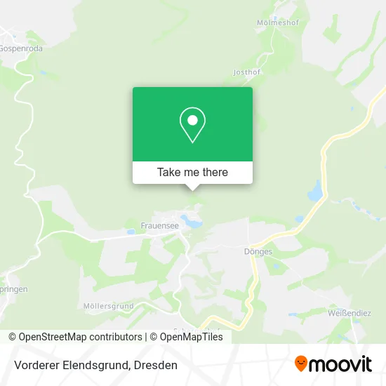 Карта Vorderer Elendsgrund