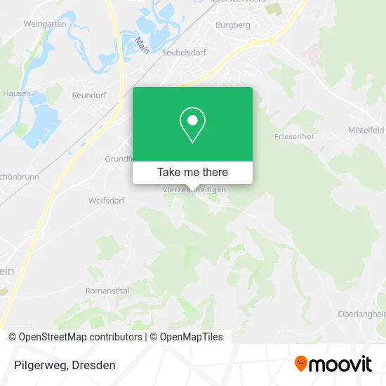 Карта Pilgerweg