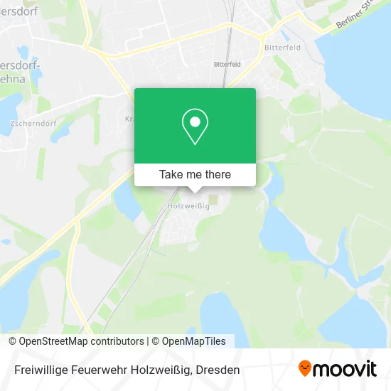 Карта Freiwillige Feuerwehr Holzweißig
