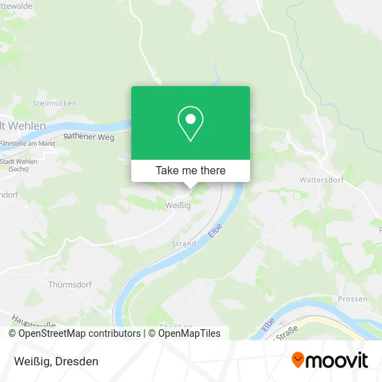 Карта Weißig