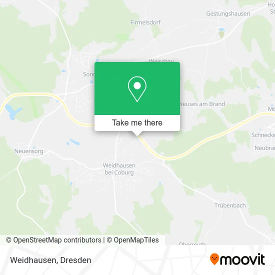 Карта Weidhausen