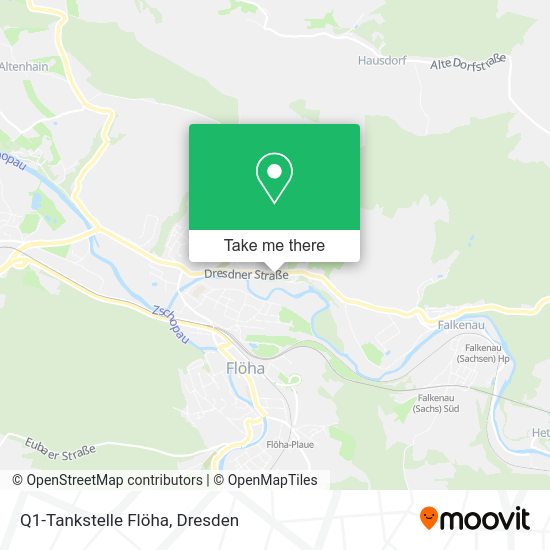 Карта Q1-Tankstelle Flöha