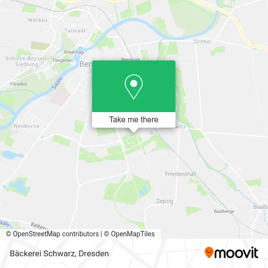 Карта Bäckerei Schwarz