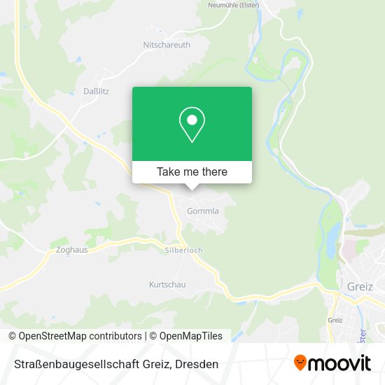 Карта Straßenbaugesellschaft Greiz