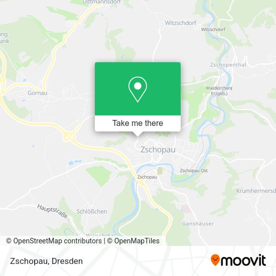 Карта Zschopau