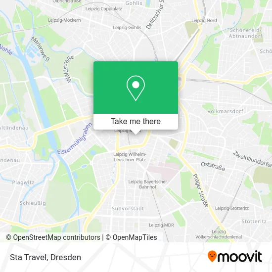 Карта Sta Travel