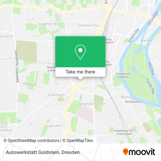 Карта Autowerkstatt Goldstein