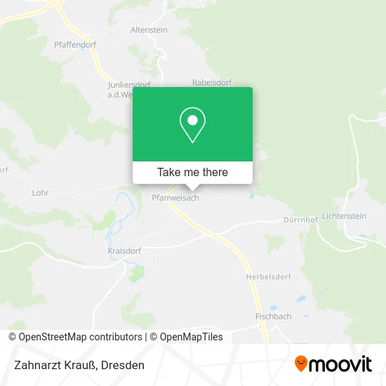 Карта Zahnarzt Krauß