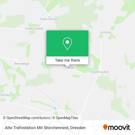 Карта Alte Trafostation Mit Storchennest