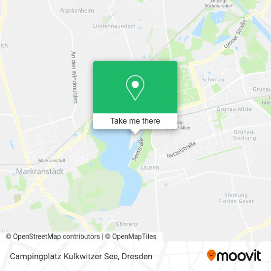 Карта Campingplatz Kulkwitzer See
