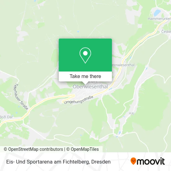 Карта Eis- Und Sportarena am Fichtelberg