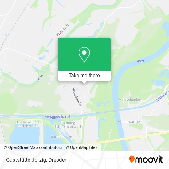 Карта Gaststätte Jorzig