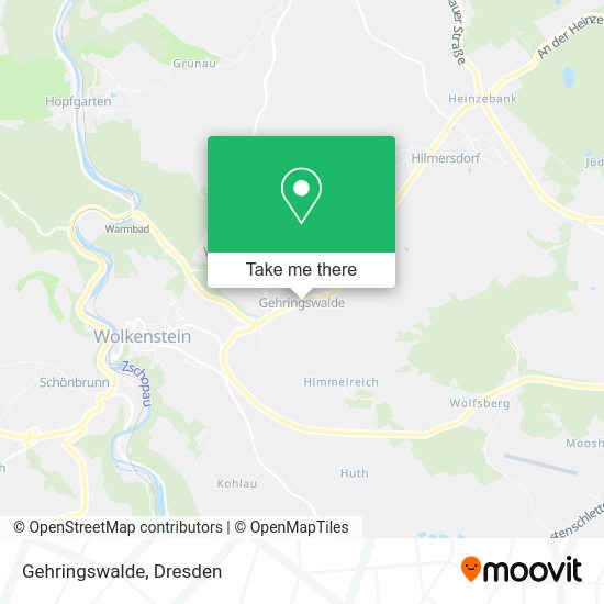 Карта Gehringswalde