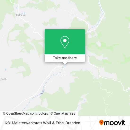 Карта Kfz-Meisterwerkstatt Wolf & Erbe