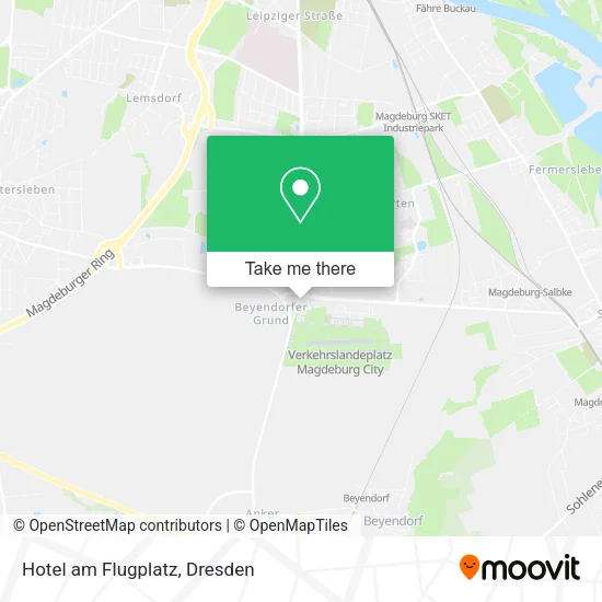 Карта Hotel am Flugplatz