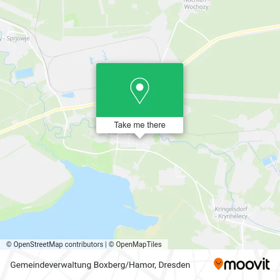 Карта Gemeindeverwaltung Boxberg / Hamor