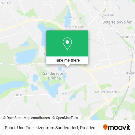Карта Sport- Und Freizeitzentrum Sandersdorf