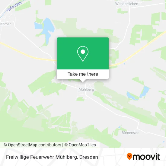 Карта Freiwillige Feuerwehr Mühlberg