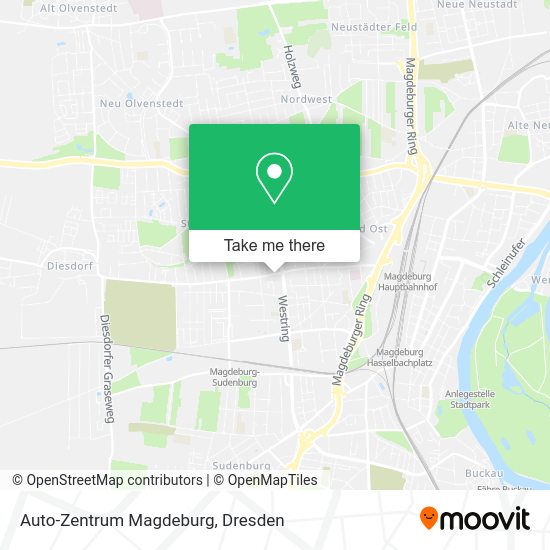 Карта Auto-Zentrum Magdeburg