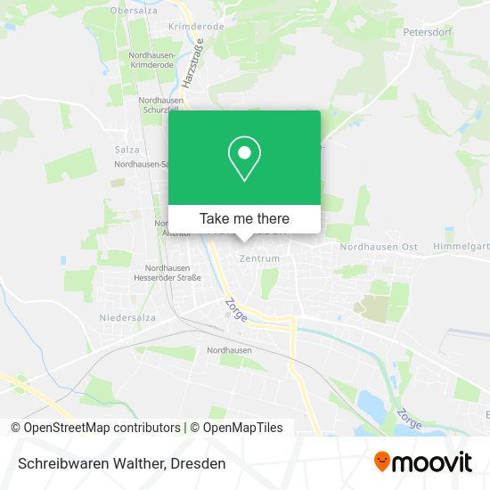 Карта Schreibwaren Walther