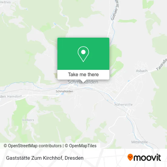 Карта Gaststätte Zum Kirchhof