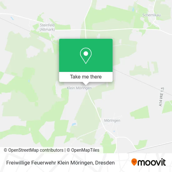 Карта Freiwillige Feuerwehr Klein Möringen