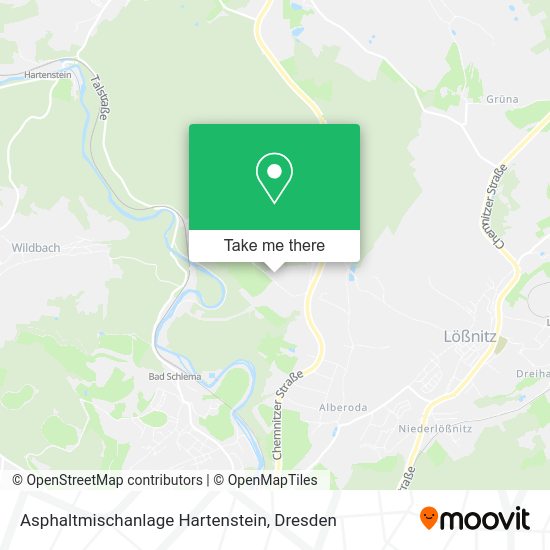 Карта Asphaltmischanlage Hartenstein