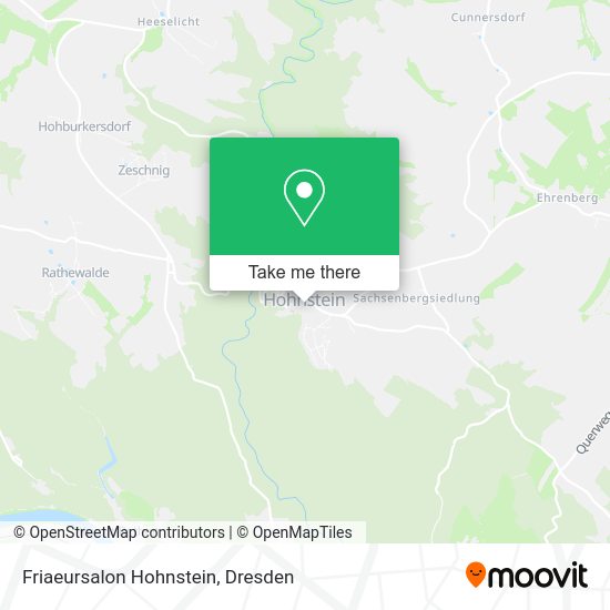 Карта Friaeursalon Hohnstein