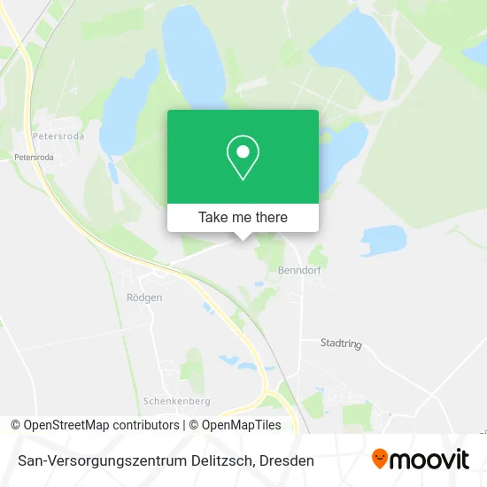 Карта San-Versorgungszentrum Delitzsch
